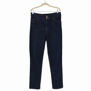 Lane Bryant Navy High-Rise Straight Leg Jeans